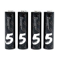Батарейки аккумуляторные ZI5 Ni-MH 1700mAh Rechargeable (AA512) 4 шт. (Черный) — фото