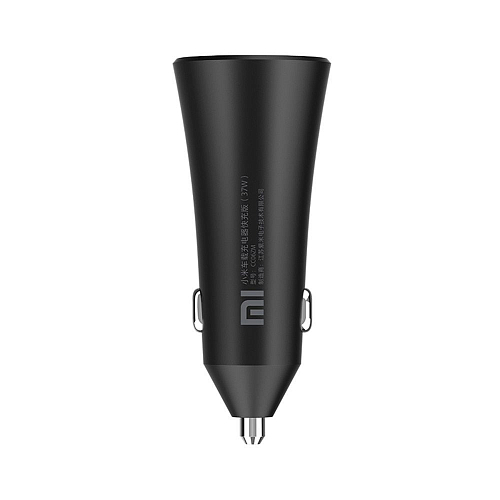 Автомобильное ЗУ Xiaomi Mi 37W Dual-Port Car Charger (Черный) — фото