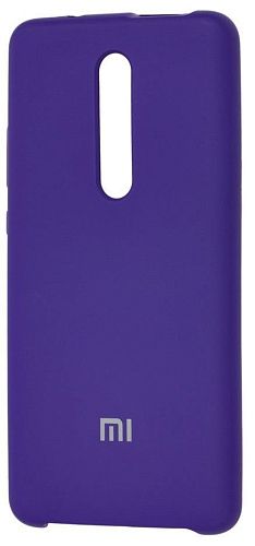 Силиконовый чехол Silicone Cover для Xiaomi Mi 9T/Redmi K20 (Фиолетовый) — фото