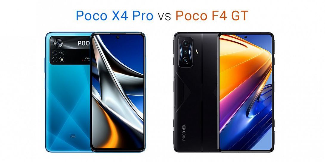 Сравнение Poco X4 Pro и Poco F4 GT: что выбрать?