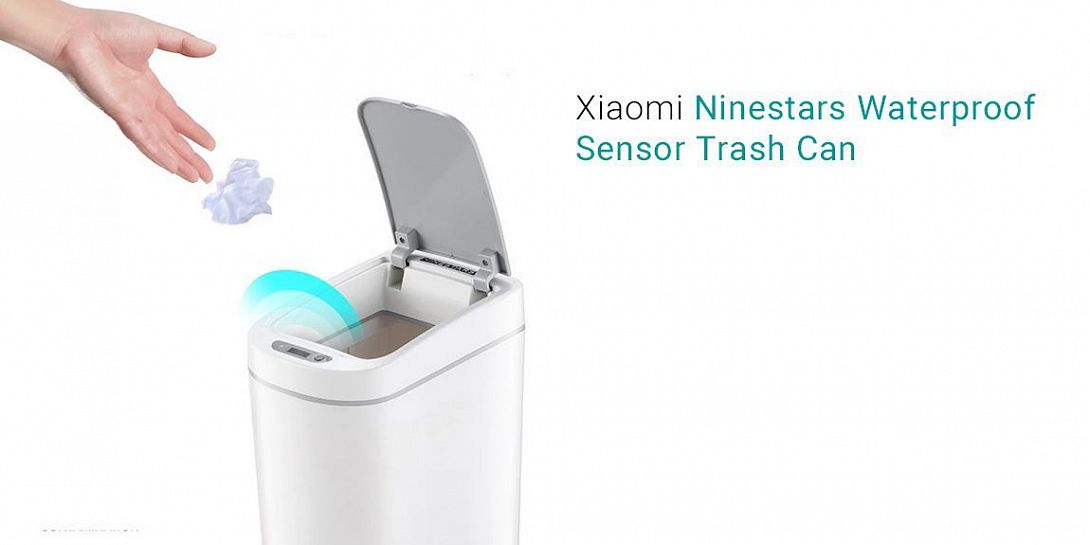 Обзор Xiaomi Ninestars Waterproof Sensor Trash Can: умное мусорное ведро с минимальным энергопотреблением