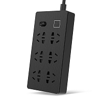 Удлинитель Aigo TC0601 Power Strip (6 розеток, черный) — фото