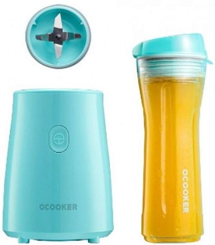 Блендер Qcooker Portable Cooking Machine Youth Version Blue (Голубой) — фото