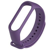 Силиконовый ремешок для Xiaomi Mi Band 3 (Фиолетовый) — фото