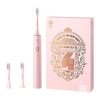 Электрическая зубная щетка Soocas X3U (подарочная упаковка +3 жидкости для рта) (Розовый) — фото