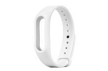 Силиконовый ремешок для Xiaomi Mi Band 2 White (Белый) — фото