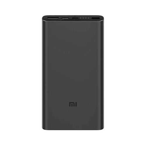Внешний аккумулятор Xiaomi Mi Power Bank 3 (10000 mAh) Черный  — фото
