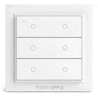 Умный выключатель Aqara Opple Scene Switch Wireless 6 Buttons Edition (не встраеваемый) White — фото