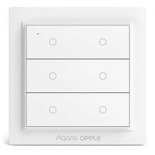 Умный выключатель Aqara Opple Scene Switch Wireless 6 Buttons Edition (не встраеваемый) White — фото