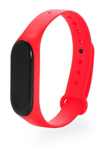 Силиконовый ремешок для Xiaomi Mi Band 4 (Красный) — фото