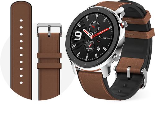 Смарт-часы Amazfit GTR 47 мм Silver (Серебристые) — фото