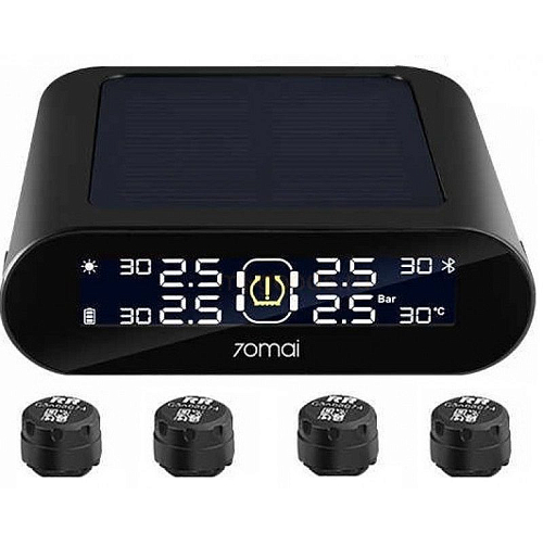 Датчик давления в шинах Xiaomi 70mai Tire Pressure Monitoring System Lite (Черный) — фото