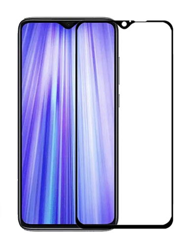 Защитное 5D стекло для Redmi 8A Black (Черное) — фото