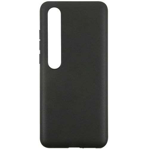 Силиконовый чехол для Xiaomi Mi 10 (Черный) — фото