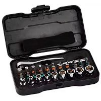 Набор инструментов DUKA RS2 Multipurpose Ratchet Screwdriver Set (Черный) — фото
