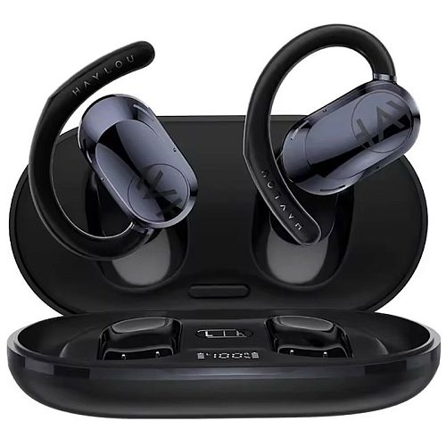 Беспроводные наушники Haylou Earhook 1 (OW02) (Черный) — фото