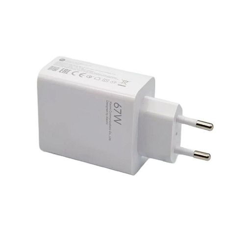Сетевое зарядное устройство Xiaomi 67W HyperCharge Power Adapter Type-A (MDY-12-EH) (EU) (Белый) — фото