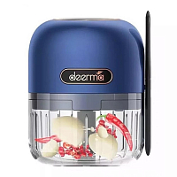 Измельчитель Deerma Mini Garlic Grinder DEM-JS100 (Синий) — фото