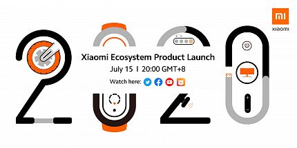 В среду, 15 июля 2020 года в 15 часов ожидаем большую презентацию Xiaomi
