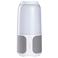 Портативная колонка с подсветкой Velev V03 Colorful Lighting Sound White (Белая) — фото