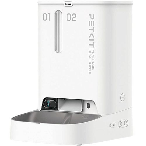 Автоматическая кормушка c видеокамерой Petkit Fresh Element YumShare Dual Hopper (Белый) — фото