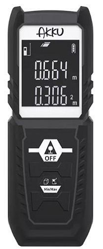 Дальнометр AKKU 50m Laser Rangefinder Black (Черный) — фото