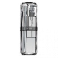 Органайзер для гигиенического набора Travel Toothbrush Cup Gray (Серый) — фото
