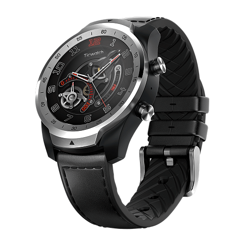 Смарт-часы TicWatch Pro Silver (Серебристые) — фото