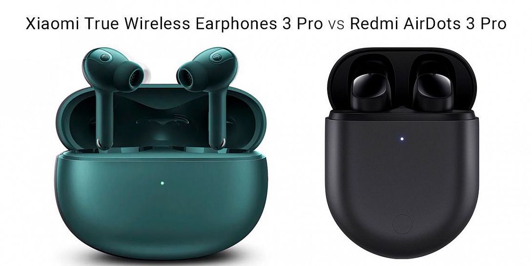 Сравнение беспроводных наушников Xiaomi True Wireless Earphones 3 Pro и Redmi AirDots 3 Pro