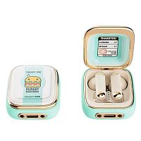 Беспроводные наушники Rock Retro Style TWS Earphone Hamburger — фото