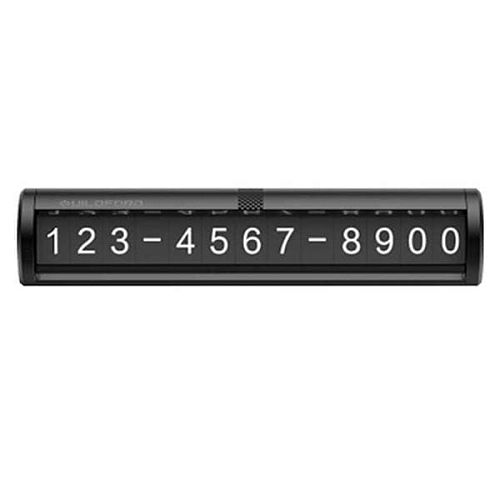 Автовизитка наборная складная Guildford Car Temporary Stop Sign GFADPX7 Black (Черный) — фото