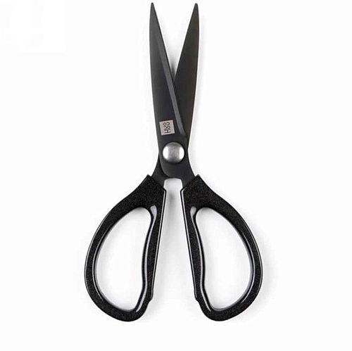 Кухонные ножницы HuoHuo Kitchen Scissors Ultra Sharp Blades Black (Черные) — фото