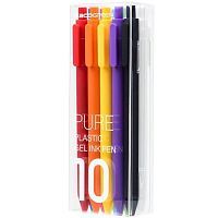 Набор гелевых ручек KACO Pure Plastic Gel Ink Pen K1015 10 шт. (цветные) — фото