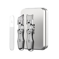 Маникюрный набор Jingyan Large Opening Nail Clipper Nail File Set (JZ01H) (Серебристый) — фото
