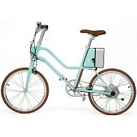 Электровелосипед YunBike C1 женский Mint Green (Зеленый) — фото