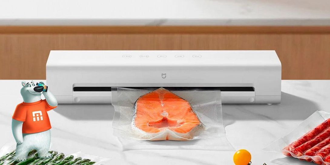 Обзор Mijia Automatic Vacuum Sealing Machine: сохраняет продукты свежими и защищёнными