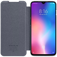 Чехол-книжка Nilkin Sparkle Gray для Xiaomi Mi 9 (Серый) — фото