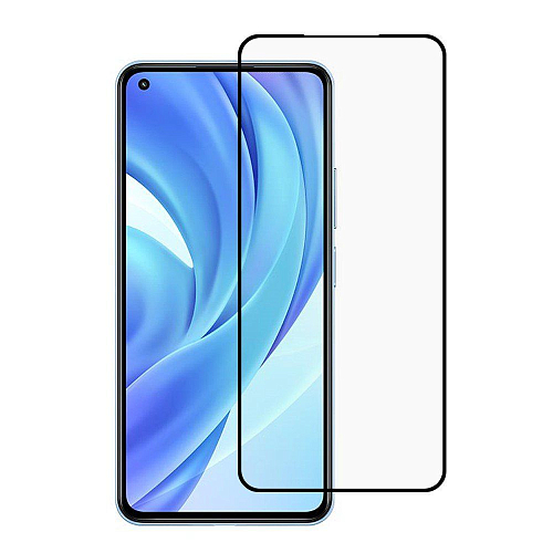 Защитное 4D стекло для Xiaomi Mi 11 Lite/Xiaomi 11 Lite 5G NE Black (Черный) — фото