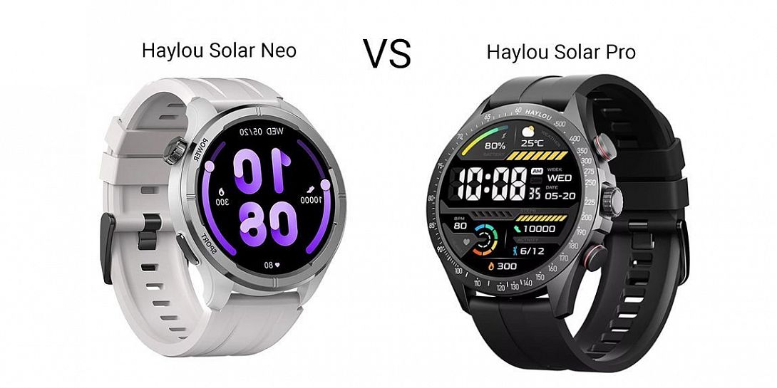 Сравнение Haylou Solar Neo и Haylou Solar Pro: какая модель смарт-часов лучше?