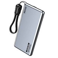 Внешний аккумулятор WEKOME Power Bank 5000mAh 22.5W (WP-60) (Серебристый) — фото