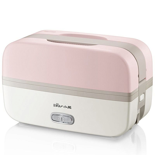 Ланч-бокс Xiaomi Small Bear Electric Lunch Box (Pink) Розовый — фото