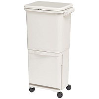 Мусорное ведро A MAISON Double-Layer Garbage Bucket White (Белый) — фото