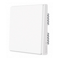 Умный выключатель Aqara Smart Wall Switch D1 (одинарный, встраиваемый) White (QBKG21LM) — фото