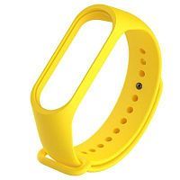 Силиконовый ремешок для Xiaomi Mi Band 3 (Желтый) — фото
