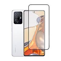Защитное 4D стекло для Xiaomi 11T/11T Pro Black (Черный) — фото