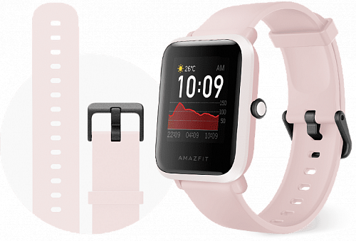 Смарт-часы Xiaomi Huami Amazfit Bip S Pink (Розовый) — фото
