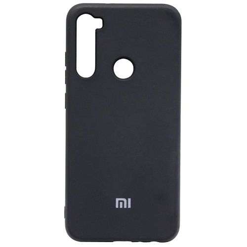 Силиконовый чехол для Redmi Note 8 (Черный) — фото