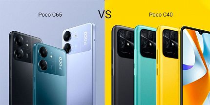 Сравнение смартфонов Poco C65 и Poco C40: что лучше в одной ценовой категории?