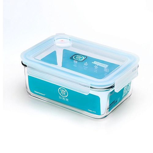 Стеклянный контейнер для еды Xiaomi Anti-Drop Glass Crisper (715 мл) — фото