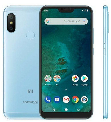 Купить Xiaomi Mi A2 Lite 64GB/4GB Blue (Синий) в Москве